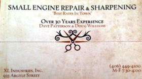Doug Williams - Small Engine Repair & Sharpening 